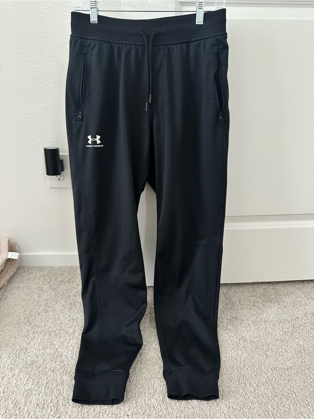 Under Armour Black Men's Training Joggers with Zipper Pockets